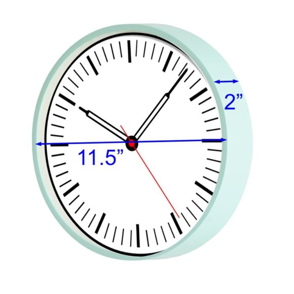 11.5 inch Air Jordan Shoes WALL clock NEW Nike white clock - Picture 2 of 3